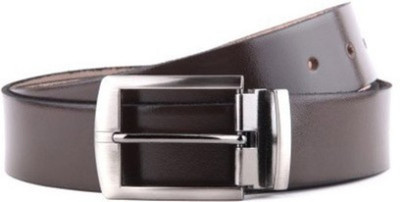

VR ENTERPRISES Men Casual Brown Genuine Leather Belt