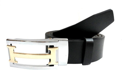 

Mode Boys Casual, Formal Black Genuine Leather Belt, Black-182