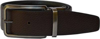 

Dennison Men Evening, Formal Brown, Black Genuine Leather Reversible Belt, Black;brown