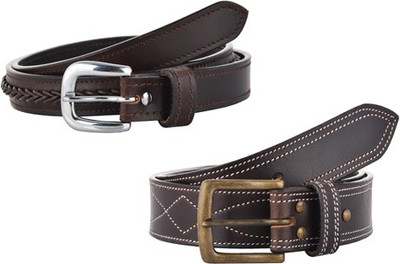 

Sterling Germany Men Casual Brown Genuine Leather Reversible Belt