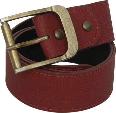 

Baggit Women Casual Red Genuine Leather Belt