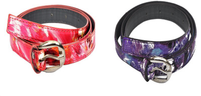 

Robb Club Women Pink, Purple Artificial Leather Belt