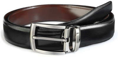 

Bellina Men Party, Casual, Formal, Evening Black Artificial Leather Reversible Belt