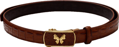 

Vinenzia Women Casual Brown Genuine Leather Belt