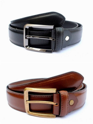 

Tops Men Formal Black, Brown Genuine Leather Belt