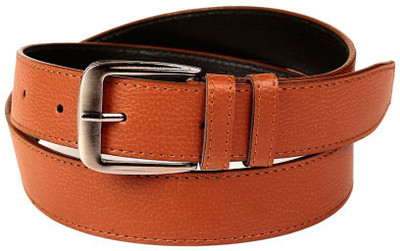 

OODI Men Tan Genuine Leather Belt