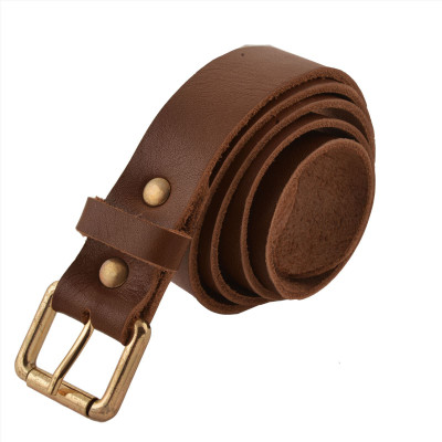 

Hammer Coal Men Casual Brown Genuine Leather Belt