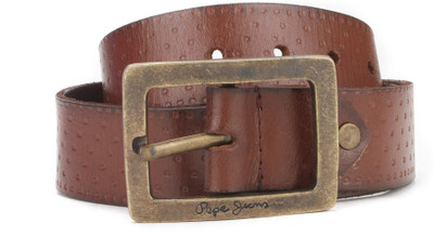 

Pepe Jeans Men Brown Genuine Leather Belt