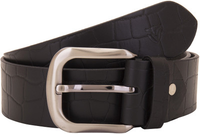 

Valbone Men Casual Black Genuine Leather Belt