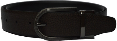 

Dennison Men Evening, Formal Brown, Black Genuine Leather Reversible Belt, Black;brown