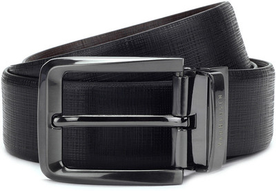 

Van Heusen Men Black, Brown Metal Reversible Belt