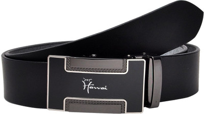 

Hawai Men Casual, Formal Black Genuine Leather Belt