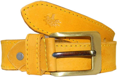 

Real Men Yellow Genuine Leather Belt