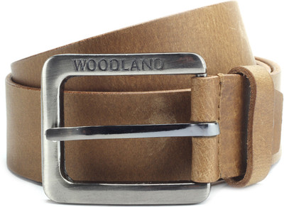 

Woodland Men Brown Genuine Leather Belt, Camel
