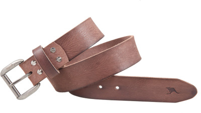 

Kangoo Men Casual Brown Genuine Leather Belt