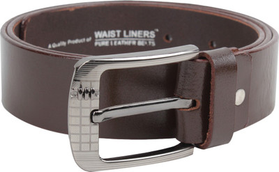 

Leather Hub Men Casual Tan Genuine Leather Belt