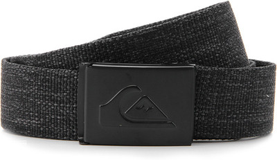

Quiksilver Men Black, Grey Belt, Vintage black
