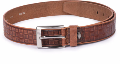 

Buckle Up Men Tan Genuine Leather Belt