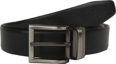 

Alvaro Men Formal Black, Brown Genuine Leather Reversible Belt