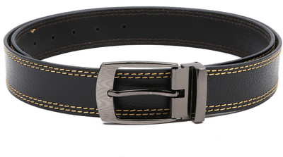

WildHorn Men Casual Black Genuine Leather Belt