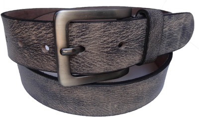 

eXcorio Men Casual Grey Genuine Leather Belt