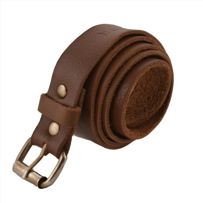 

Hammer Coal Men Casual Brown Genuine Leather Belt