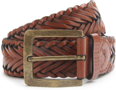 

U.S. Polo Assn Men Brown Genuine Leather Belt