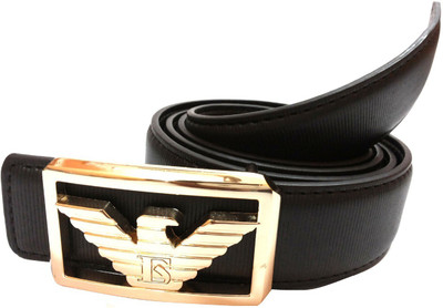 

Mode Boys Casual, Formal Black Genuine Leather Belt, Back-132