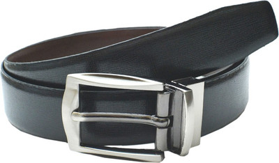 

Brounplus Boys Evening, Formal, Party Black Genuine Leather Reversible Belt, Black;brown