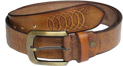 

eXcorio Men Casual Brown Genuine Leather Belt