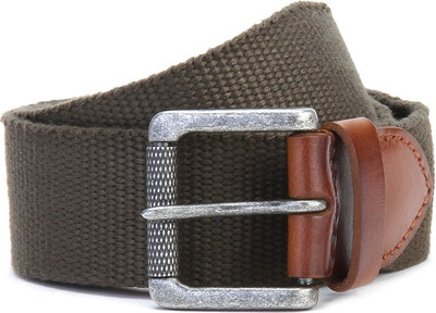 

Levi's Men Brown Genuine Leather Belt, Olive