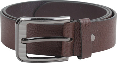 

Leather Hub Men Casual Brown Genuine Leather Belt