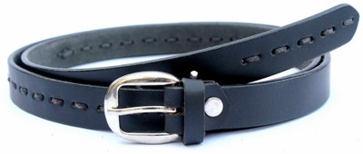

Tops Men Casual Black Genuine Leather Belt