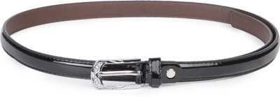 

Buckle Up Women Black Artificial Leather Belt