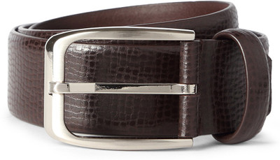 

Peter England Men Brown Genuine Leather Belt