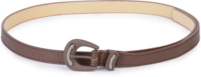 

Buckle Up Women Brown Artificial Leather Belt