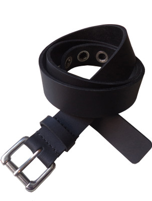 

Romari Men Black Genuine Leather Belt
