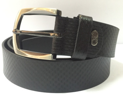 

Sir Michele Men Formal Black Genuine Leather Belt
