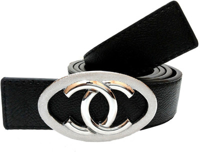 

Mode Boys Casual, Formal Black Genuine Leather Reversible Belt, Black-70