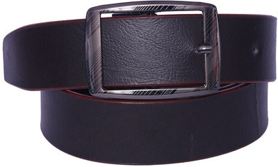 OODI Men Black Artificial Leather Belt