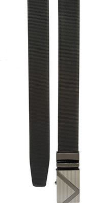 

Teakwood Men Casual Black Genuine Leather Reversible Belt