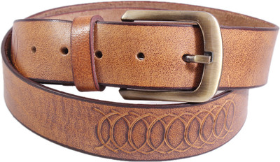 

Lens Men Casual Brown Genuine Leather Belt
