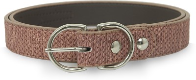 

Baggit Women Casual Maroon Synthetic Belt, Rose