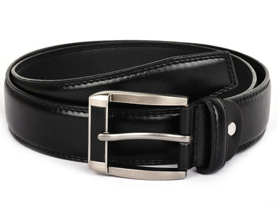 

Buckle Up Men Formal Black Artificial Leather Belt