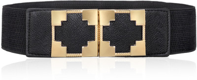 

Calvino Women Casual, Formal Black Artificial Leather Belt