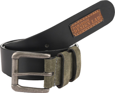 

Paradigm Design Lab Men Casual Black Genuine Leather Belt