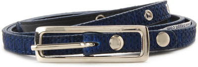 

Baggit Women Blue Metal Belt, Ink blue