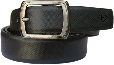 

Fashius Men Black Artificial Leather Belt, Black-01
