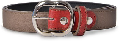 

Baggit Women Casual Brown Synthetic Belt, Smoke