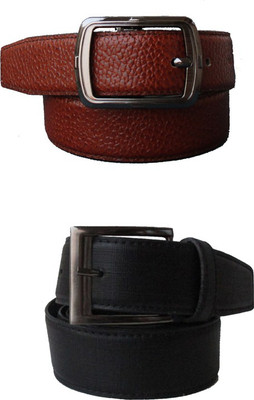 

Klaska Men Casual Tan Genuine Leather Belt